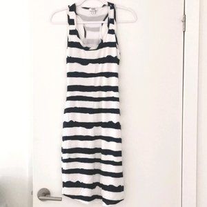 Made in Canada cotton striped racerback dress stretchy Jacob